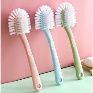 PaulWeekend 5-Sided Shoe Brush with Hard Nylon Bristles for Deep Cleaning and No Dead Corners