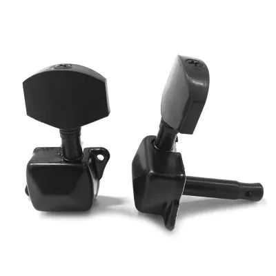 RIXTON Guitar String Tuning Pegs 3R3L 6pcs Metal Semi-Closed Guitar String Button Tuner Guitar Knob
