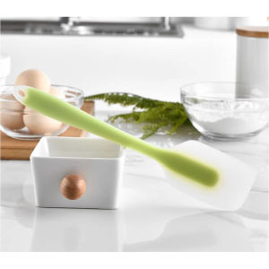 Phới Silicon Spatula Trộn Bột Vét Bột Đánh Bột Phết Kem Làm Bánh Chịu Nhiệt màu ngẫu nhiên