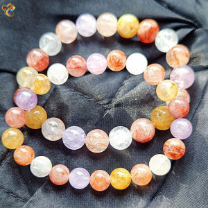 Premium Grade Duo Bao Colorful Hematoid Bracelet