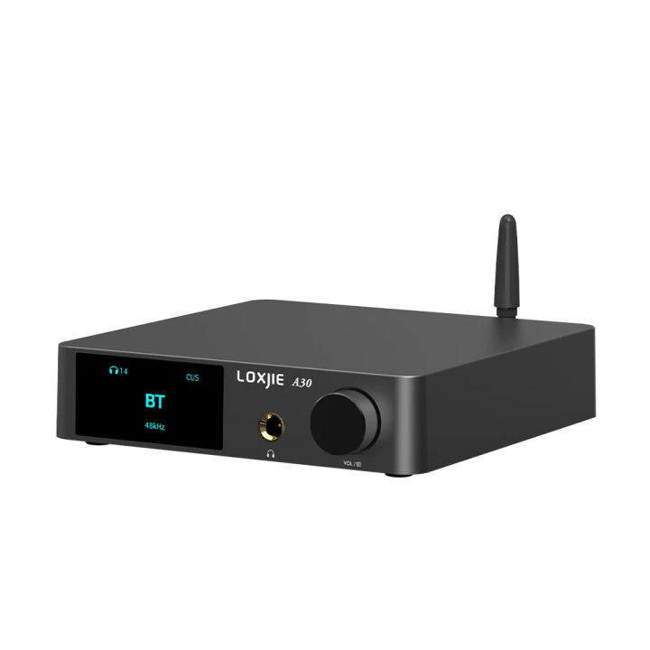 Amplificatore Stereo LOXJIE A40 165Wx4 | Bluetooth 5.1, HDMI ARC, MQA, DSD256 | Ingresso Phono E Uscita Subwoofer | Telecomando Incluso