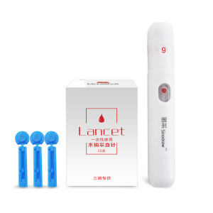 Bút Lấy Máu Sannuo Bút Lấy Máu Dùng Một Lần Tự Động Không Đau Gia Dụng 50 Kim Lấy Máu Kim Đo Đường Huyết