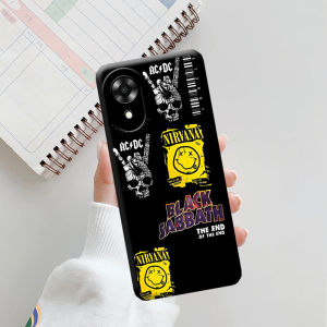 Softcase OPPO A17K Cassing Case Hp Series Pro Camera Gambar ACDC 3 KEREN BANGET TERBARU New Cassing Hp Softcase Fashion Lembut - Imut - Lucu Pelindung Camera Silikon Lembut Terbaru Untuk Wanita - Pria - Dewasa - Remaja COD BAYAR DI TEMPAT