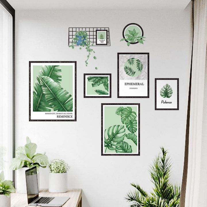 Sticker Decal dán tường Decal dán kính 3D Mẫu Hoa Lá Cây Cỏ Zooyoo ...