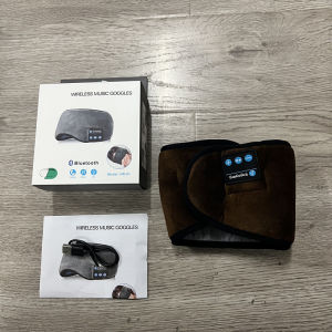 Đồ Bịt Mắt Ngủ Tích Hợp Tai Nghe Kết Nối Bluetooth 5.0 Home Utilities Mềm Mại Thoáng Khí Giúp Ngủ Ngon