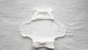Baby Bedding Soft Plush Blanket Receiving Blanket Essentials For Newborn Adjustable Magic Sticker
