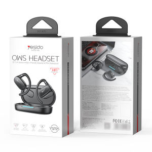 yesido Bluetooth Headset   Cross-border Long Battery Life Comfortable Ear-hook Sports Noise Cancelling   Wireless Bluetooth Headset