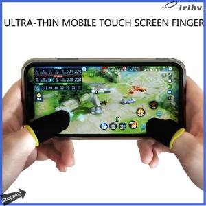【jianzhanqinl】 1 Pair Mobile Game Sweat-proof Fingers Gloves Touch Screen Thumbs Finger Sleeve