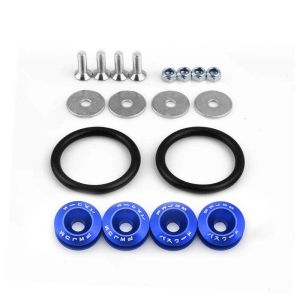 JDM Car Bumper Quick Release Fasteners Aluminum Fender Washers Colored Reinforcement Kit for Automotive Exterior Modification