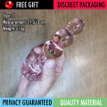 Blooming Butt Glass Anal Butt Plug Sex Toy. 