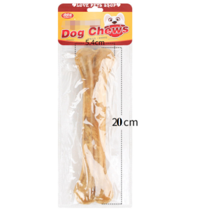 Xương gặm sạch răng cho Chó bằng da bò ép nhiệt - Love pets shop