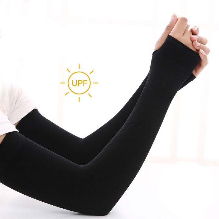 1 Pair Cycling Ice Sleeves Breathable UV Sun Protection Running Sports