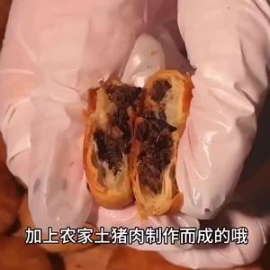 （保质期45天）黄山烧饼梅干菜烧饼零食 Dried Plum Vegetable Pancakes Snack