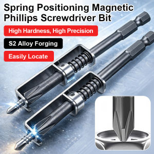 JMY - Spring-loaded magnetic cross-head screwdriver bit