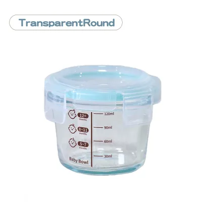 Glass Preservation Box Baby Food Container Frozen Heat-resistant Portable Sealed Storage Box