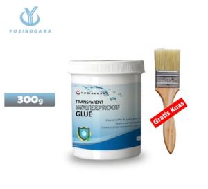 Lem Tahan Air Lem Pelapis Perekat Anti Bocor Waterproof Glue Keramik Kamar Mandi Kolam Free Kuas
