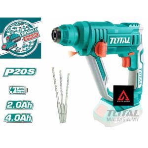 TOTAL 20V Li-ion Rotary Hammer TRHLI1601-(6 MONTH WARRANTY)