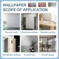 【1/3/5/10M】Self Adhesive Wallpaper Sticker Blue/white/yellow Stripes Design home decoration Wall Stickes. 