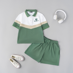 Set bộ bé trai Phối Màu polo cộc tay NewBetty áo POLO. Quần short chất cá sấu thoáng mát mùa hè