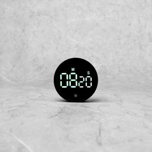 (Local) Shimoyama Rotation Magnetic Digital Timer - for Kitchen Alarm Clock LCD Screen Timer Egg Cooking Baking Studying