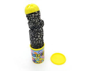 W18 Funny Potato Chip Snake Can Jump Spring Snake Toy Snake Scary Fries Toy for April Fool Day Halloween Party Decoration Prank Prop