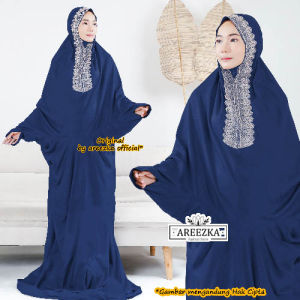 Mukena Terusan Dewasa Rayon Polos Hadijah Hadramaut Terompah | Mukenah Terusan Jumbo