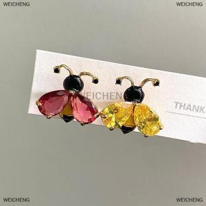 [COD] WEICHENG Fashion Cute Insect Little Bee Brooches Pin For Women Clothing Coat Jewelry Accessries Gifts