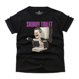 ( Kaos Anak ) Monstahopkids Kaos Anak Laki-Laki Perempuan Motif TOILET MAN Bahan 24s