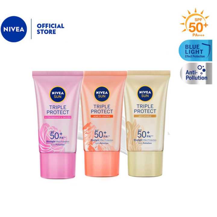NIVEA SUN Face Serum Triple Protect SPF 50+ PA+++ - Sunscreen