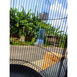 CEPUK TABUNG DISPENSER KENARI DALAM CEPUK TABUNG DISPENSER KENARI LUAR ELITE SONG 1 SET 2 PCS TEMPAT PAKAN MAKAN MAKANAN MINUM BURUNG KENARI LOVEBIRD DLL