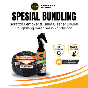 Auto Dazzling Bundling Special Scrat Remover Penghilang Baret dengan Helm Cleaner Pembersih Helm