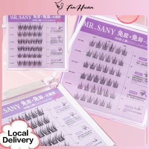FenHuan 【local Delivery】 MR.SANY Glue-free Unloading-free False Eyelashes Daily Natural Curling Pure Desire Sunflower Cat Elf High Quality And Soft
