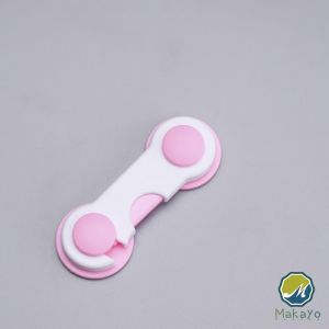 Makayo ตัวล็อคประตูตู้เย็น แบบตะขอเกียว ป้องกันไม่ให้เด็กเปิดลิ้นชัก เพื่อความปลอดภัยในเด็ก safety lock มีสินค้าพร้อมส่ง