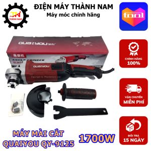 Máy Mài Góc QUAIYOU QY-9125 - Công Suất 1700W - Đường Kính Lưỡi 125mm - Chuẩn Hàng Nội Địa - Bảo Hành 6 Tháng