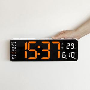 Jam Digital LED Besar 6629 Kalender Alarm Clock Weker Timer Countdown Smart Watch Suhu Temperatur