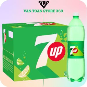 Nước ngọt có ga 7UP chanh có đường chai 1.5L