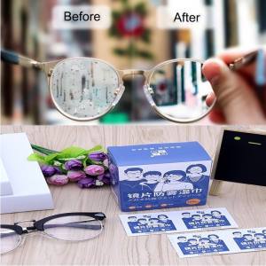 Combo 1 Hộp 100 Miếng Khăn Lau Kính Nano Chống Mờ Sương Vân Tay Bụi Bám Đa Năng