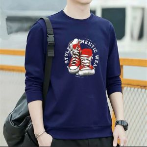 Bisa COD Sweater Keren Kaos Pria Distro Crewneck Trendy Wear Sepatu Sweatshirt Elegan Sweter Kasual