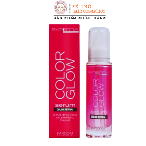 Tinh Dầu Farcom Expertia Color Glow Serum Revival Dưỡng Phục Hồi Bóng Mượt Giữ Màu Cho Tóc 50ml