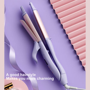 Japan AKIRA Portable Mini 2 in 1 Ceramic Negative Ions Hair Curler Straightener Flat Irons Daily Hair Styling Tools for Gift Present Akira Shoes Ceramics Tools - Lazada