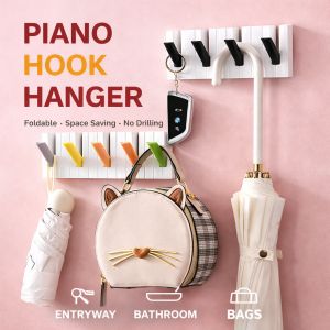 Piano Hook Paino Hanging Hook Bathroom Kitchen Pengantung Piano Penyangkut Dapur Tandas 钢琴挂钩 厨房挂钩