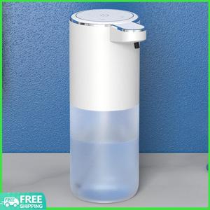 【New Arrival】 Large Capacity 400ML Automatic Foam Soap Dispenser Rechargeable for Bathroom and Washroom