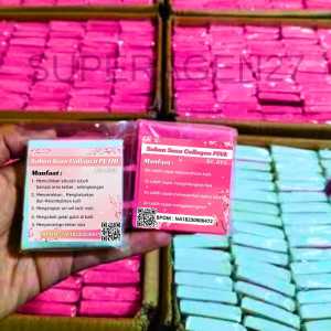1LUSIN (12pcs) SABUN SUSU COLLAGEN PUTIH & PINK BPOM BY AYU (Bisa Cod)