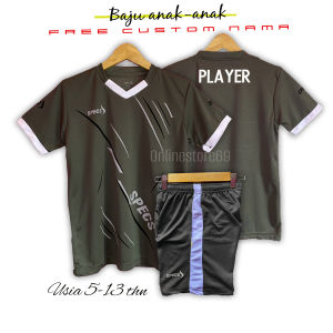 GRATIS NAMA Set baju bola anak- anak / Kaos futsal bola anak / custom nama