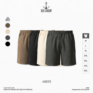 Quần Short Thun Nam Simplify 48013 Old Sailor | Cotton Size M–5XL