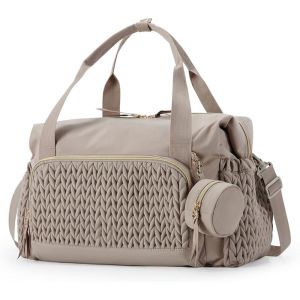 ANAMA with Insulated Pocket Changing Pad Mommy Diaper Bag Portable Multifunction Infant Travel Diaper Nappy Bags High Quality Large Capacity Nappy Waterproof Bag