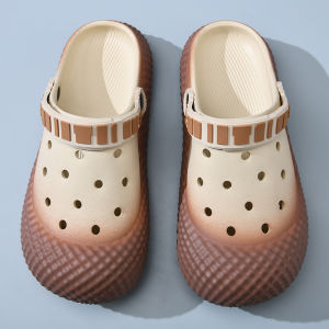 Free Shipping WomenS Summer Clogs With Raised Soles Non-Slip And Wear-Resistant EVA Breathable And Odor-Resistant Soft-Soled CoupleS Sandals