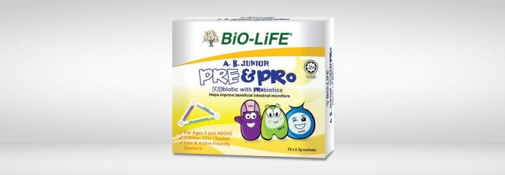 Bio-Life Bio Life AB A B JUNIOR PRE& PRO 10 SACHETSX 2.3 g POWDER | Lazada
