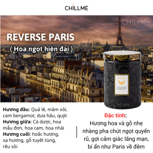 Nến thơm tinh dầu size L Chillme 785g phòng ngủ không khói thư giãn nhẹ nhàng