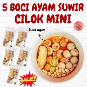 5 BUNGKUS BOCI ISI AYAM SUWIR - CILOK MINI